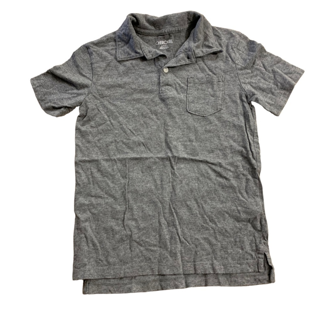 Cherokee | Gray Polo Size Large 6/7